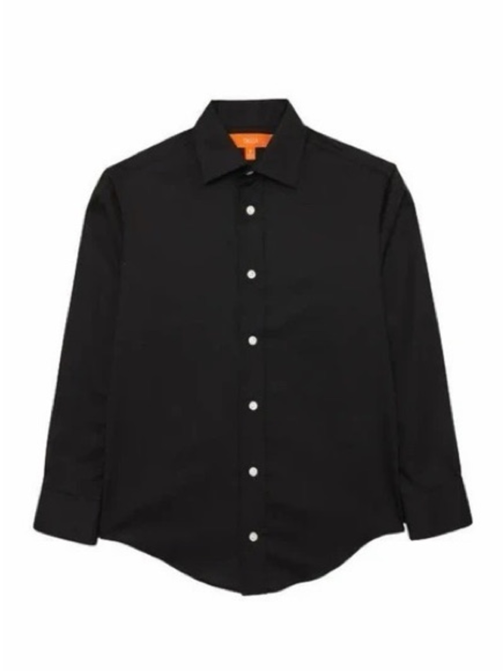 TALLIA Boys Solid Black Dress Shirt size 12